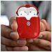 Cover Airpods 1a Generazione Similpelle Moschettone Devia Cowboy Series Rossa - Foto miniatura 5