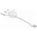 81375 Cavo Usb 0,5 M Usb 2.0 Usb A Usb C Bianco - Foto miniatura 3