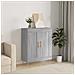 Credenza Grigio Sonoma 69,5x34x90 Cm In Legno Multistrato - Foto miniatura 1