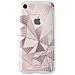 Cover Per Iphone Se 2020/8/7 Grafica Triangolare Semirigida, Trasparente - Foto miniatura 1