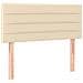 Giroletto A Molle Con Materasso Crema 90x190 Cm In Tessuto - Foto miniatura 5
