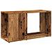 Mobile Porta Tv Legno Antico 60x24x32 Cm In Truciolato - Foto miniatura 2