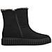 Black Casual Closed Booties Stivaletti Tessile Scarpe Donna Nero Eu 37, 5-26418-41 001 - Foto miniatura 3