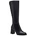 Black Casual Closed Long Heeled Boot Stivali Sintetico E Tessile Scarpe Donna Nero Eu 37, 1-25515-41 001 - Foto miniatura 1