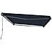 Tenda Da Sole 4x3m - - Vecchio - Retrattile - Idrorepellente - Grigio - Tessuto Premium 320m² - Anti-uv - Superficie Coperta 12m² - Grigio - Foto miniatura 6