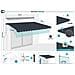 Tenda Da Sole 4x3m - - Vecchio - Retrattile - Idrorepellente - Grigio - Tessuto Premium 320m² - Anti-uv - Superficie Coperta 12m² - Grigio - Foto miniatura 8