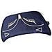 Maschera Per Dormire In Seta Ricamata Navyblue - Foto miniatura 4