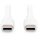Cavo di collegamento USB-C in silicone, 1 m, bianco - Foto miniatura 2