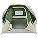 Tenda da Campeggio a Cabina per 4 Persone Verde Impermeabile - Foto miniatura 3
