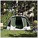 Tenda da Campeggio a Cabina per 4 Persone Verde Impermeabile - Foto miniatura 5