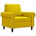 Poltrona Giallo 60 Cm Velluto - Foto miniatura 2
