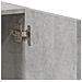 Lusso Casadino -  Schedario Grigio Cemento 60x32x77,5 Cm In Legno Multistrato - Foto miniatura 7