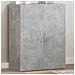 Lusso Casadino -  Schedario Grigio Cemento 60x32x77,5 Cm In Legno Multistrato - Foto miniatura 8