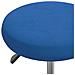 Sedia Girevole Da Ufficio Blu In Velluto - Foto miniatura 4