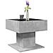 Lusso Casadino -  Tavolino Salotto Con Led Grigio Cemento 50x50x45 Cm Multistrato - Foto miniatura 4