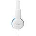 HPWD4200BU cuffia e auricolare Cuffie Cablato A Padiglione MUSICA Blu, Bianco - Foto miniatura 3