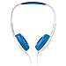 HPWD4200BU cuffia e auricolare Cuffie Cablato A Padiglione MUSICA Blu, Bianco - Foto miniatura 1