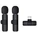 Microfono Doppio A Spilla Wireless - Type-c Per Registrazione E Live - Foto miniatura 1