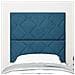 Testiera  a design a blocchi di diamante Blu Scuro 80 cm in velluto, Testiera  a design a blocchi di diamante Blu Scuro 160 cm in velluto - Foto miniatura 3