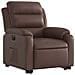 Poltrona Alzapersona Reclinabile Marrone in Similpelle - Foto miniatura 4