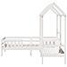 Giroletto con Panca e Tetto Bianco 75x190cm Legno Massello Pino - Foto miniatura 8