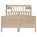 Letto Libreria senza Materasso 140x200 cm in Legno di Pino - Foto miniatura 4