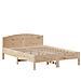 Letto Libreria senza Materasso 140x200 cm in Legno di Pino - Foto miniatura 8