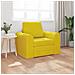 Divano Letto 2-in-1 Giallo 98x71x83 cm in Velluto - Foto miniatura 2
