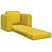 Divano Letto 2-in-1 Giallo 98x71x83 cm in Velluto - Foto miniatura 4