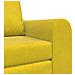 Divano Letto 2-in-1 Giallo 98x71x83 cm in Velluto - Foto miniatura 8