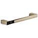 Portasalviette 35 Cm Da Muro In Ottone E Cromall Pi21-35 Serie Pirenei Oro - Foto miniatura 1
