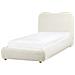 Letto Contenitore Bouclé Blagnac 90 X 200 Cm Bianco Sporco - Foto miniatura 5