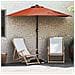 Ombrello da giardino Terracotta 294 x 150 x 224 cm Tessuto - Foto miniatura 2