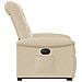 Poltrona Alzapersona Reclinabile Elettrica Crema in Tessuto - Foto miniatura 6