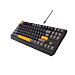 Thor 230 TKL tastiera Gaming USB + RF Wireless + Bluetooth QWERTY Nero, Grigio, Arancione - Foto miniatura 2