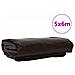 Telo 650g / m² Marrone 5 x 6 m Tela con rivestimento in PVC - Foto miniatura 2