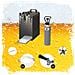 Set Completo Spillatore Birra  Dispenser Birra  Macchina Per Birra - Stream 80 2-linee  90 Litri/h - Dry Cooler  Keg  Keykeg  Keg 2  Keykeg - Foto miniatura 1