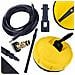 Set Di Accessori Per Idropulitrice Compatibile Con Kärcher K2-k7 - Spazzola T-racer E Tubo Alta Pressione 10m, Sistema Click-click - Foto miniatura 1