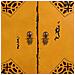 Armadio In Legno Invecchiato Giallo 96x40x150h Cm - Foto miniatura 7