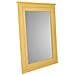 Specchio In Legno Giallo 70x03x90h - Foto miniatura 1