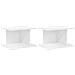 Comodino 2 pcs Bianco 40 x 30 x 25 cm Legno multistrato - Foto miniatura 1