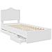 Struttura del letto Bianco 90 x 190 cm Legno Ingegnerizzato - Foto miniatura 5