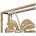 Pannello Decorativo Da Parete Jungle Rettangolare Con Foglie Tropicali In Ferro Oro 60x80 Cm - Foto miniatura 4