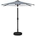 Parasol da Giardino con Luci LED 230 x 230 cm Poliestere - Foto miniatura 1
