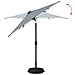 Parasol da Giardino con Luci LED 230 x 230 cm Poliestere - Foto miniatura 8