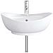 Lavabo da bagno Cromato 59 x 35 x 21 cm Metallo - Foto miniatura 3