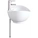 Lavabo da bagno Cromato 59 x 35 x 21 cm Metallo - Foto miniatura 4