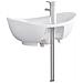 Lavabo da bagno Cromato 59 x 35 x 21 cm Metallo - Foto miniatura 5