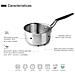 47218 - Padella Origin, acciaio inox 18/10, manico in acciaio inox con rivestimento PVD - Foto miniatura 3