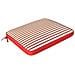 Cuscino Seduta Imbottito 39x39cm Rosso A Strisce Ac805690 - Foto miniatura 1